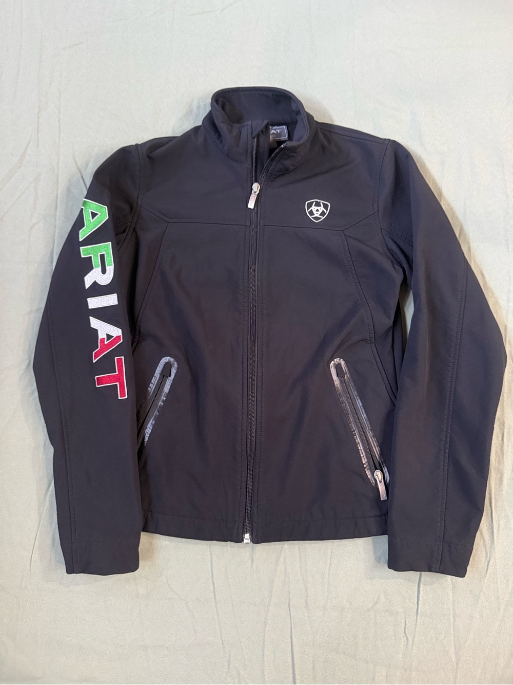 Women's Ariat Mexico Soft Shell Jacket Black XS